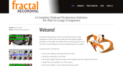 Desktop Screenshot of fractalrecording.com